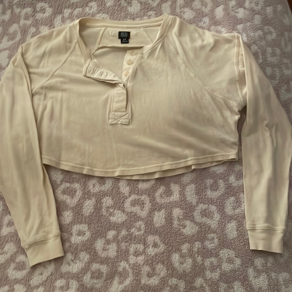 BDG Urban Outfitters Cropped Henley